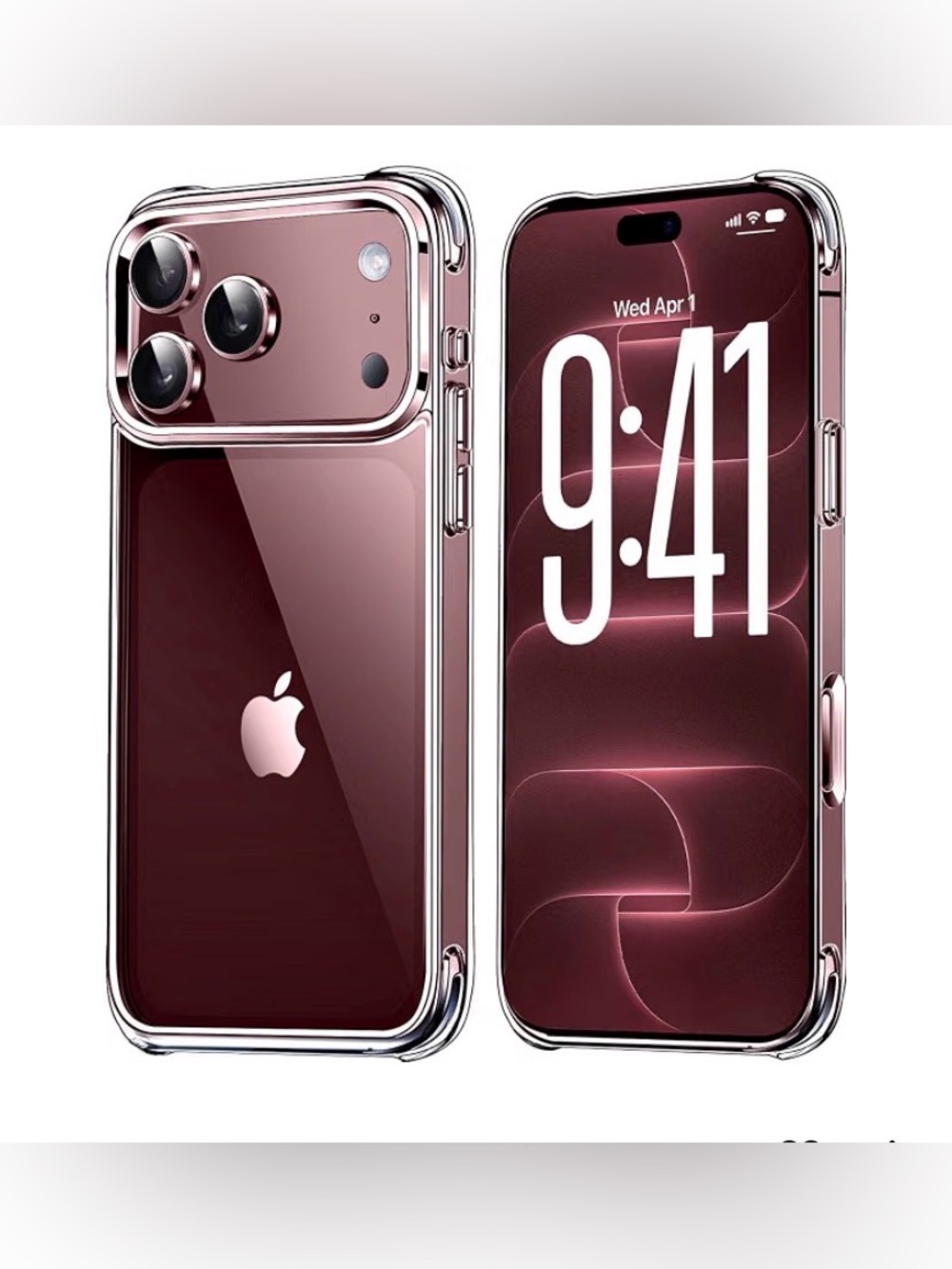 Mkeke for iPhone 18 Pro Case Clear